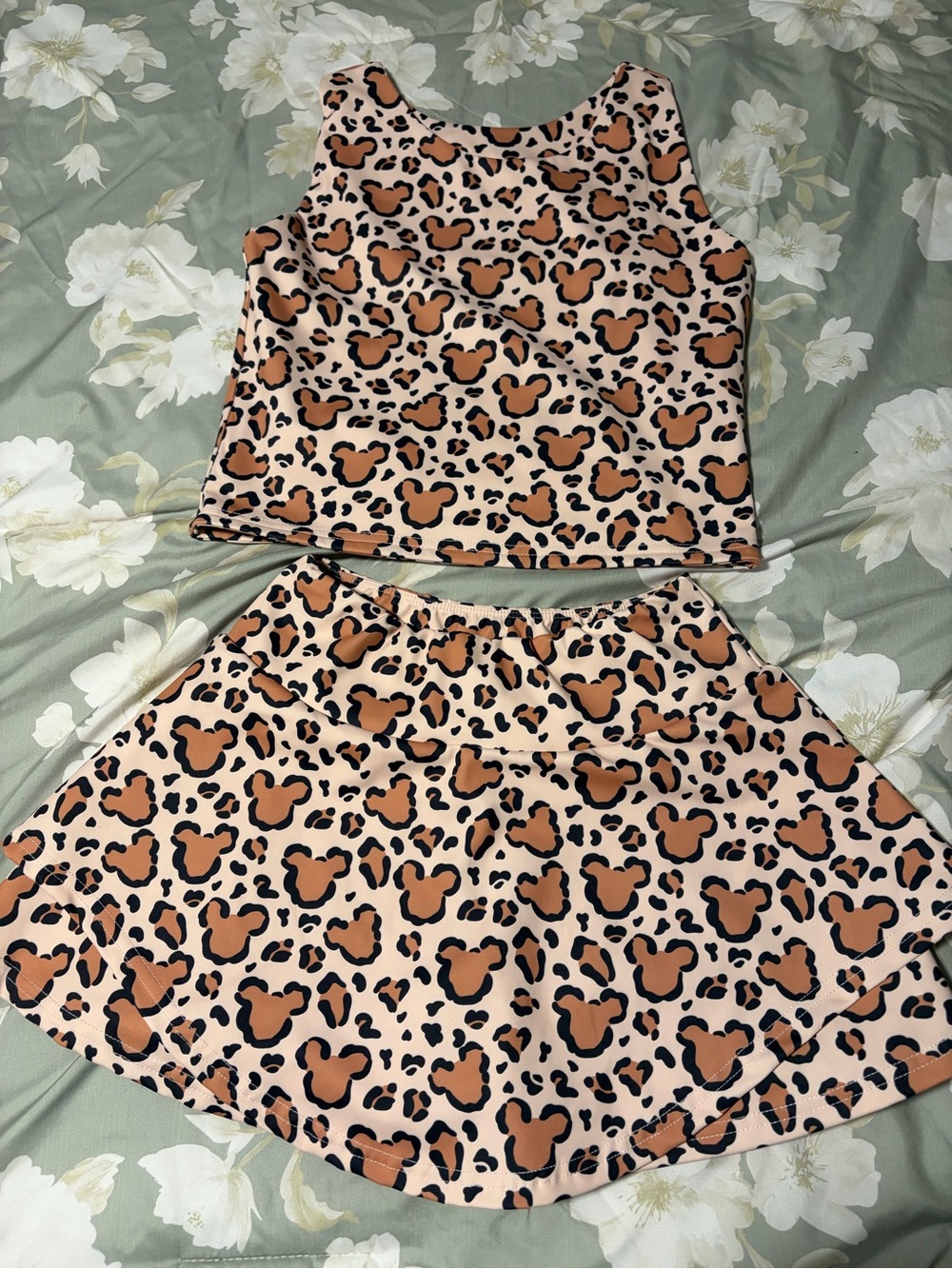Animal Print Mickey Activewear Set